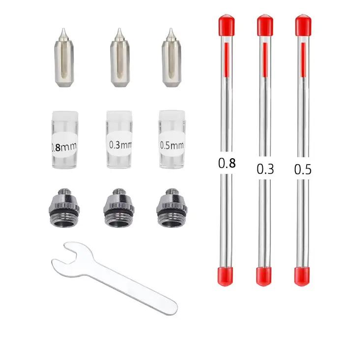 Kit d'accessoires pour aérographe, buse et outil de remplacement, outils de remplacement, nombreux t