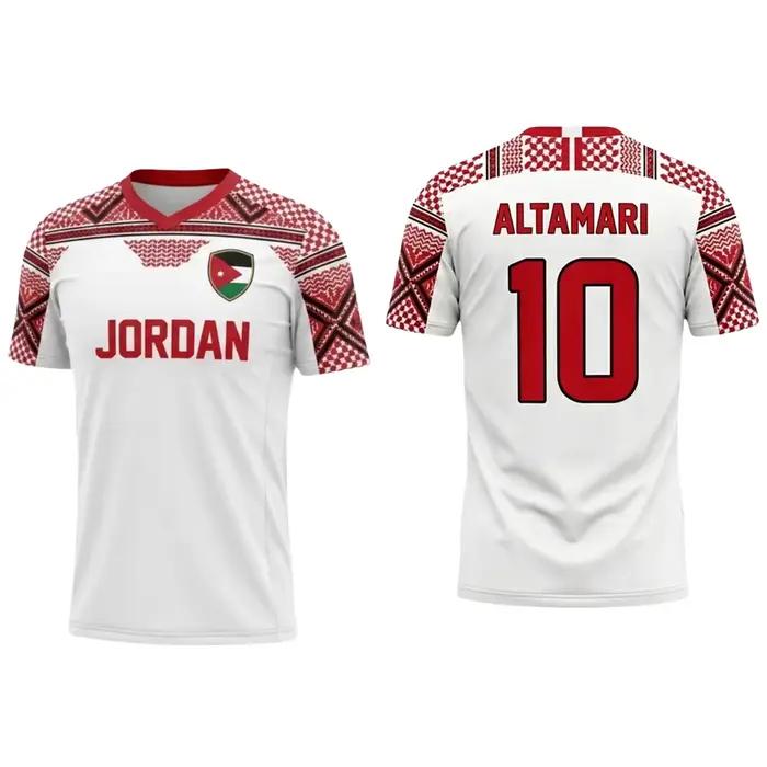Style sportif ethnique moderne Jordan No. 10 maillots de football pour fans, respirants, décontracté
