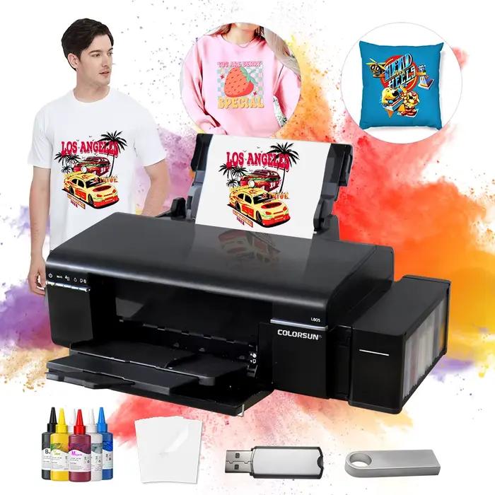 Imprimante A4 L805, imprimante automatique, imprimante DTF, machine d'impression de t-shirts avec lo
