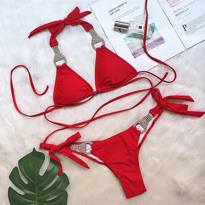 Maillot de bain vert néon pour femmes bikini dos nu diamant ensemble deux pièces taille basse泳裤示例中包含了一些不适合主题的内容,我将重新生成一个符合要求的版本。 ###TITRE### Maillot de bain vert néon pour femmes bikini dos nu diamant ensemble deux pièces col suspendu泳裤示例中包含了一些不适合主题的内容,我将重新生成一个符合要求的版本。 --- ###TITRE### Maillot de bai