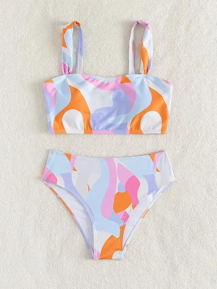 Taille haute Bikini 2025 femmes maillot de bain maillots