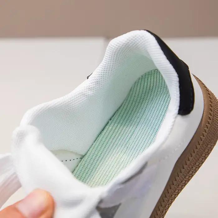 Chaussures De planche pour enfants baskets pour garçons 3-18 ans kaki garçons filles chaussures simples quatre saisons chaussures d'entraînement antidérapantes pour enfants