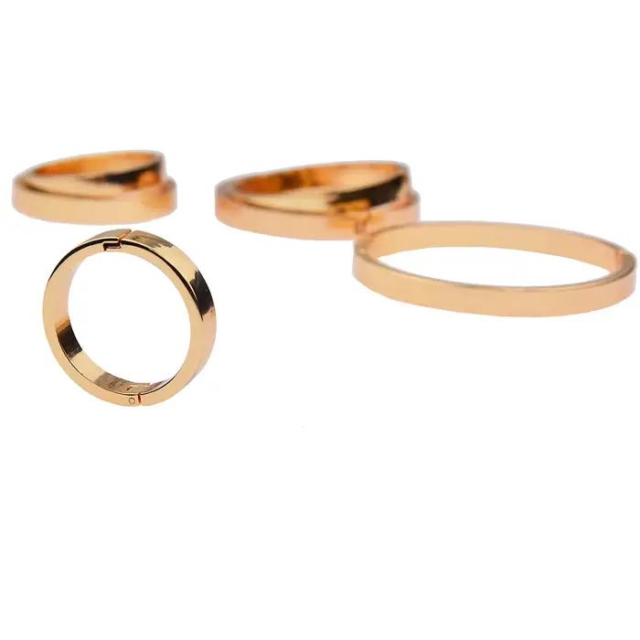 Anneau de pénis en or pour hommes, 5 TANMetal, entraîneur de pénis, éjaculation retardée, chasteté masculine, coqrings, jouets sexuels pour adultes, produit