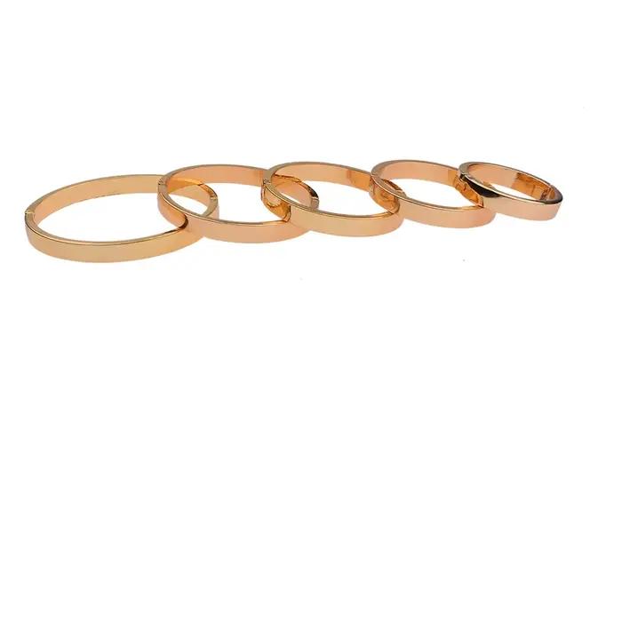 Anneau de pénis en or pour hommes, 5 TANMetal, entraîneur de pénis, éjaculation retardée, chasteté masculine, coqrings, jouets sexuels pour adultes, produit