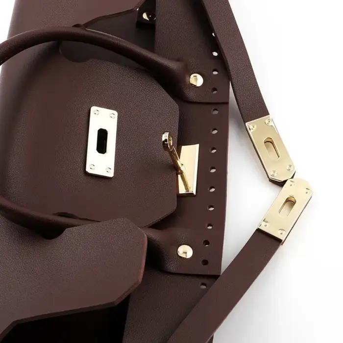 d'accessoires à tricoter artisanaux, créer des sacs uniques faits à main, tricoté en cuir PU, accessoire
