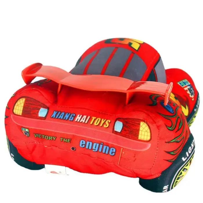 Peluche Disney Pixar Cars 3 Lightning McQueen de 17-25 cm | Coussin en peluche doux McQueen rouge 95 pour enfants, cadeau d'anniversaire