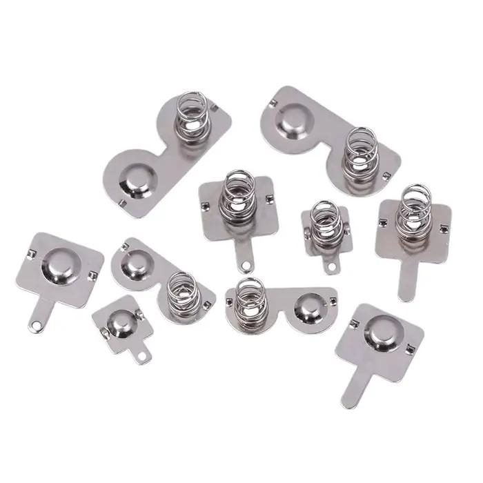 Kit d'accessoires de bricolage, boîte de piles AA/AAA, feuilles négatives positives, connecteurs à ressort pour jouets télécommandés, lot de 20