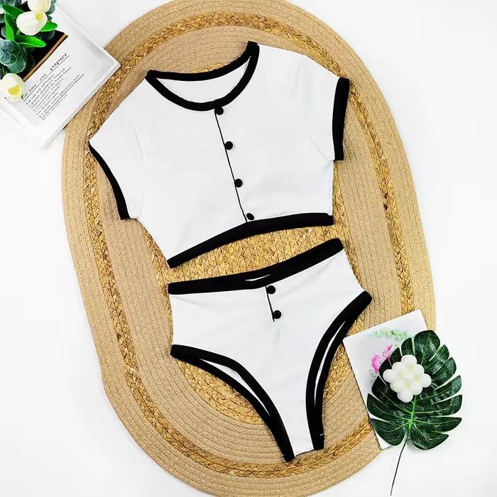 Taille haute Bikinis 2025 Sexy femmes maillots de bain maillot