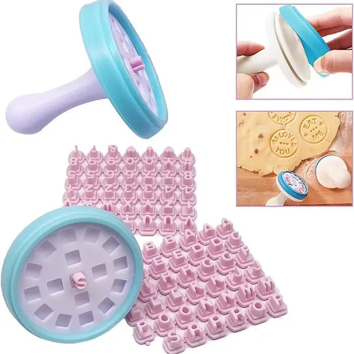 Tampon à biscuits avec chiffres et lettres, coupe-Fondant, outil de bricolage, moule à lettres personnalisé, outils de décoration de gâteaux, moule de pâtisserie