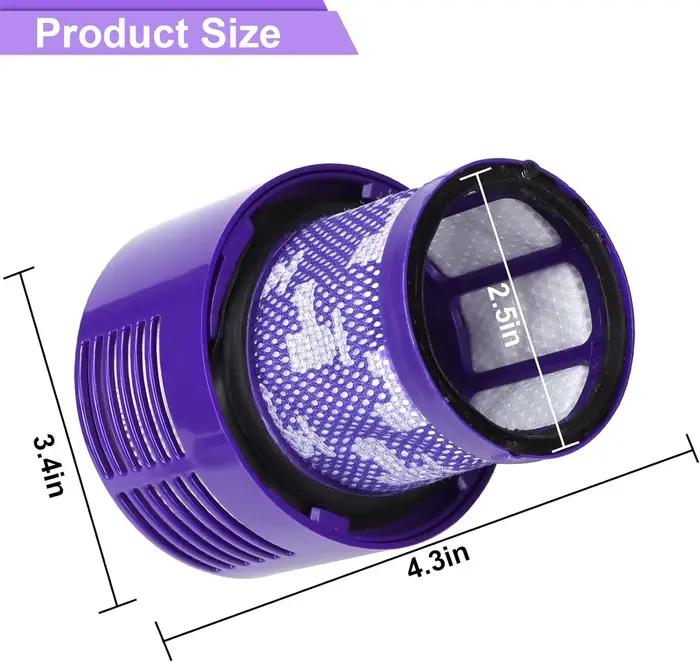 Pièces de rechange pour aspirateur Dyson V10 SV12 Cyclone Animal absolu, filtre Hepa Post-filtres, accessoires de remplacement