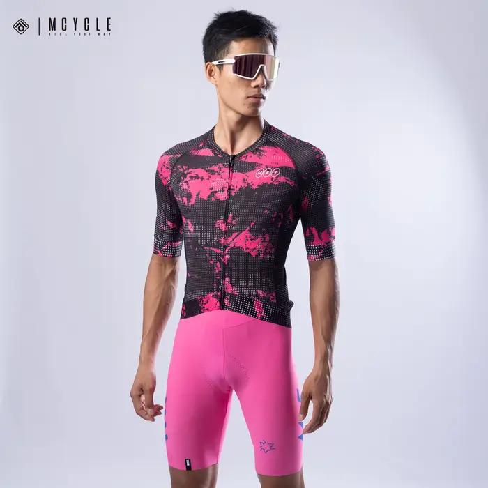 Cyclisme d'été Mcycle Maillot Anti-UV pour vélo de route, chemise respirante, séchage rapide, vêtements de cyclisme personnalisés pour hommes