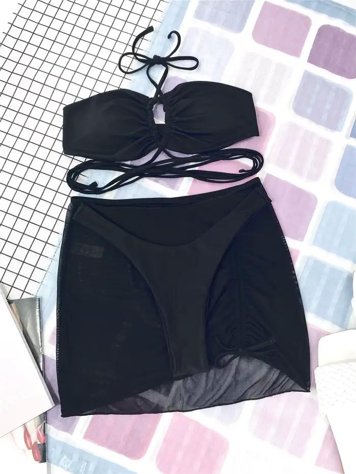 Ensemble de maillot de bain 3 pièces pour femme