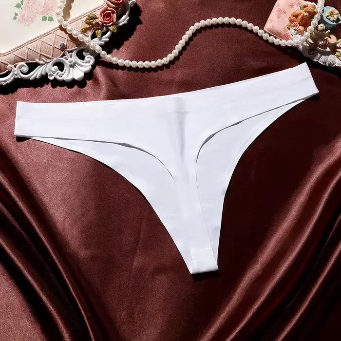 Femmes string g cordes Sexy Femme sans couture culottes sous-vêtements taille basse Stretch