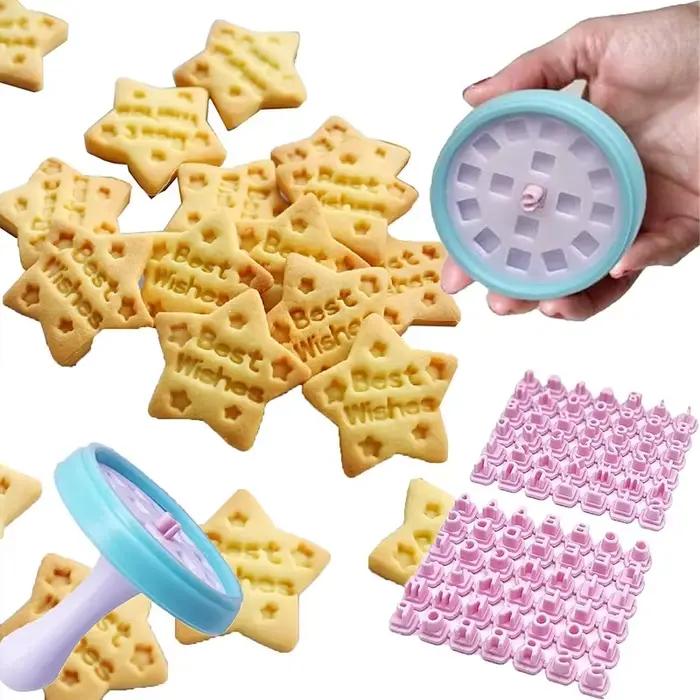 Tampon à biscuits avec chiffres et lettres, coupe-Fondant, outil de bricolage, moule à lettres personnalisé, outils de décoration de gâteaux, moule de pâtisserie
