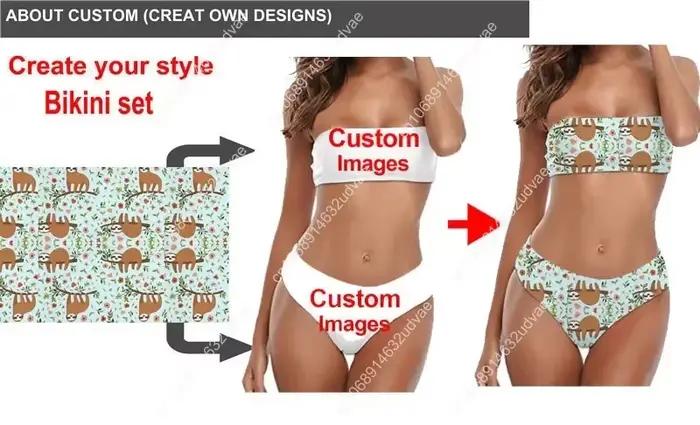 Maillot de bain grande taille pour femme, motif drapeau de la Jamaïque 2025, ensemble bikini sexy deux pièces, maillot de bain push-up bandeau