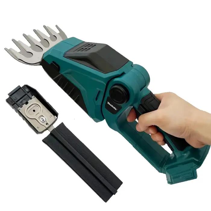Makita taille-haie sans fil 2 en 1, Mini cisaille à gazon électrique portative, coupe-arbustes pour jardin, batterie 18V