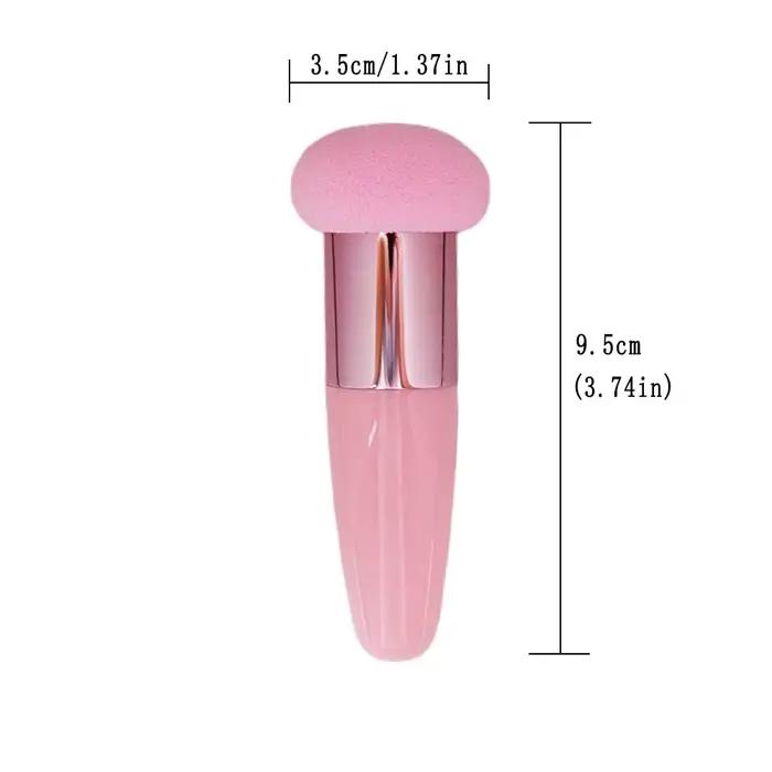 Pinceaux de maquillage tête de champignon, bouffantes de poudre, éponge cosmétique avec poignée, outils de beauté professionnels pour femmes