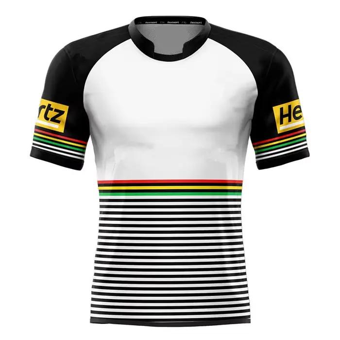 Maillot de rugby d'entraînement 2026 Panthers Home Away Heritage pour enfants et hommes – Tailles S à 7XL – Confortable, respirant, qualité supérieure !