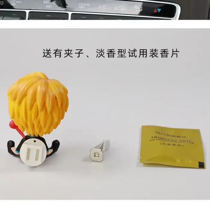 Ornements Décoratifs Personnalisés, Série Luffy, Mignon, Animation Créative, Bouche d'Aération de Voiture, Purification de l'Air, Aromathérapie