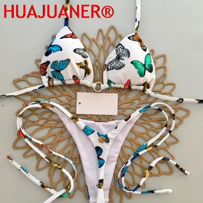 Nouvel ensemble bikini sexy pour femme 2026 – Maillot de bain brésilien string pour vacances à la plage