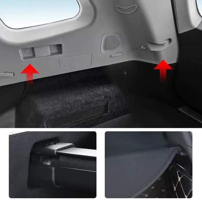 Organisateur de chargement pliable avec couvercle étanche, accessoire d'intérieur automobile pour Chery Tggo 8 2023 2024