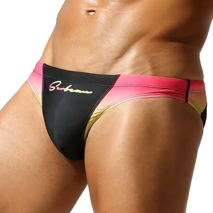 Maillot de bain triangle taille basse pour homme SEOBEAN