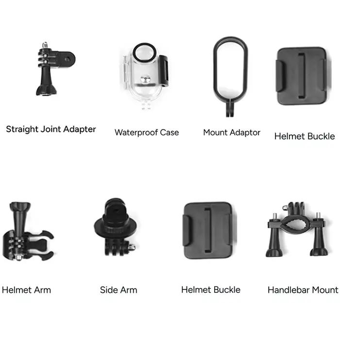 Kit d'accessoires pour caméra d'action H88, accessoire, boucle à dégagement rapide, supports de trépied, autocollant, casque de conduite de cyclisme, étanche