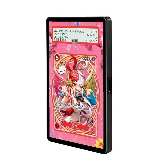 Présentoir de collection pour cartes ONE PIECE Luffy Boa Hancock, avec fonction d'agrandissement de l'image, pour cartes PSA, sans support d'affichage