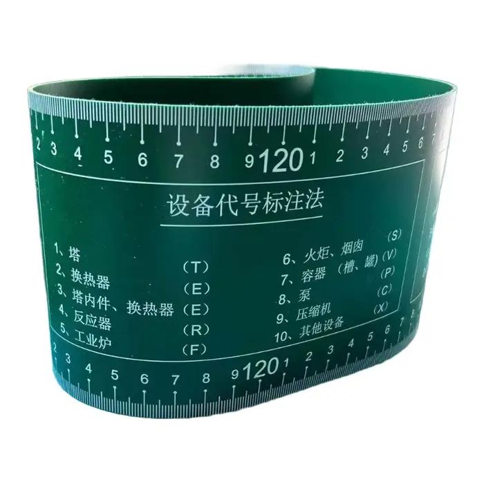 Ruban à mesurer pour diamètre de tuyau en PVC, échelle finement imprimée et large plage de mesure, outil de mesure de tuyaux pour travaux de plomberie DIY, 1 pièce
