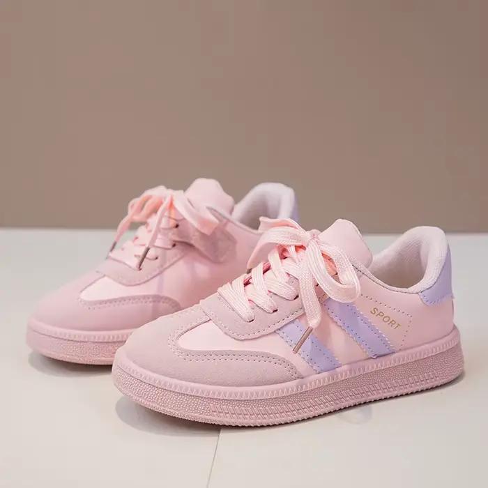 Chaussures De planche pour enfants baskets pour garçons 3-18 ans kaki garçons filles chaussures simples quatre saisons chaussures d'entraînement antidérapantes pour enfants
