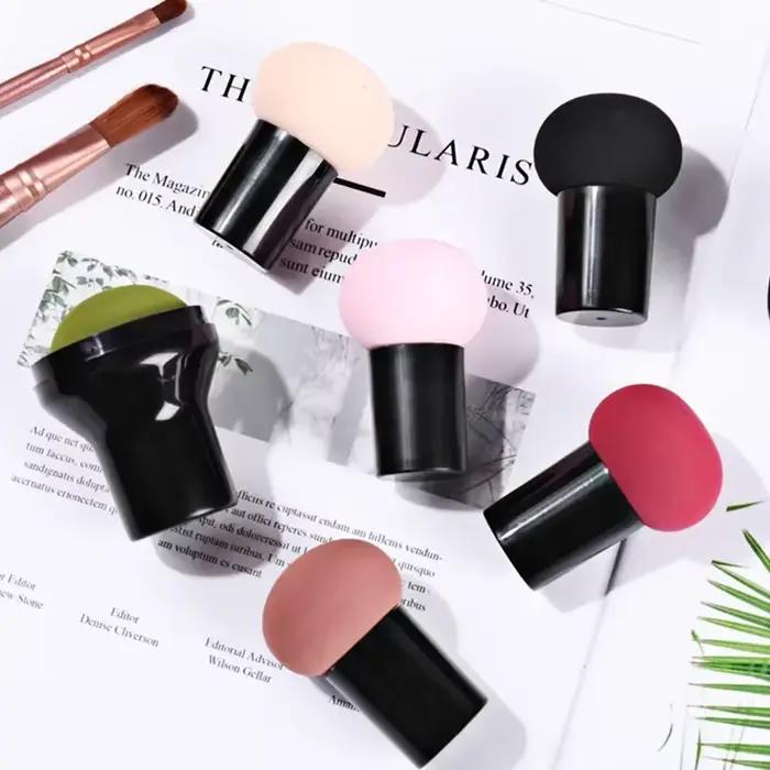 Éponge de maquillage pour fond de teint, tête de chambre plus lente, éponge lisse, multifonction, sèche et humide, outil de beauté