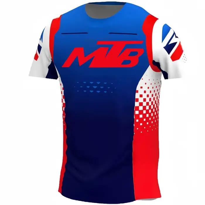 Maillot de moto descente VTT chemises vtt hors route DH maillot de moto Motocross vêtements de Sport vêtements maillot de cyclisme