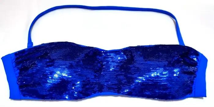 Maillot de bain à paillettes cousues pour femme
