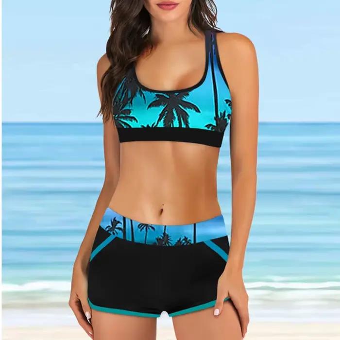 Tankini-Maillot de bain deux pièces pour femme