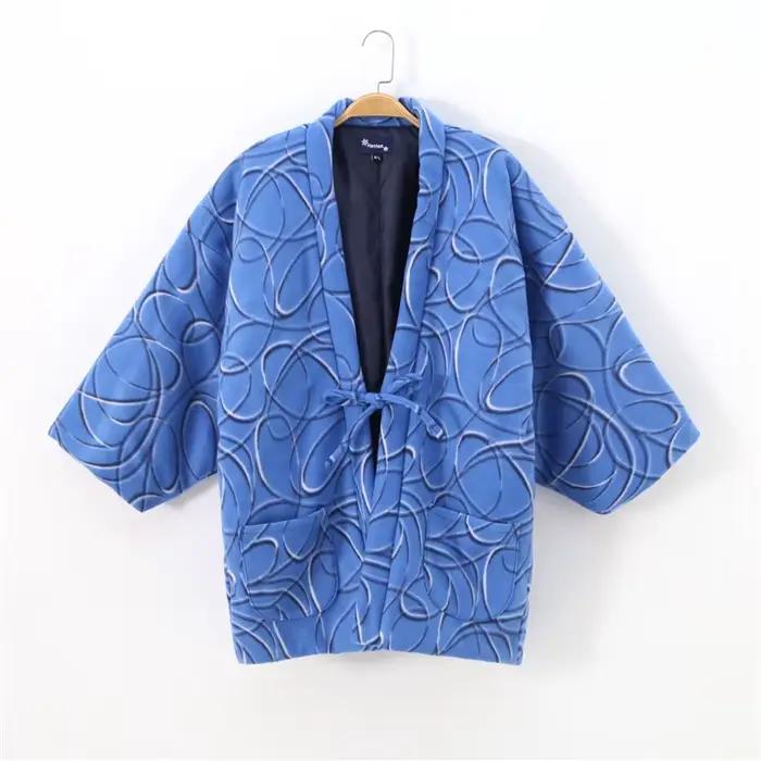 Veste Hanten d'hiver pour femmes, kimono japonais, vêtements de maison, pyjama, haori matelassé en coton, cardigan, yukata, vêtements asiatiques du Japon