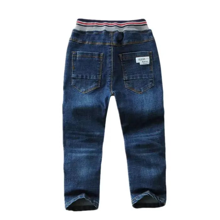 Jeans pour garçons, vêtements Design de marque printemps/automne pour tout-petits, pantalons en Denim à taille élastique pour enfants de 3 à 14 ans, 2022