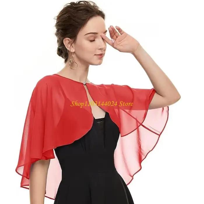 Châle élégant en Tulle pour femmes, écharpe à haussement d'épaules, accessoires de robe faits à la main pour femmes, Costume de fête à thème