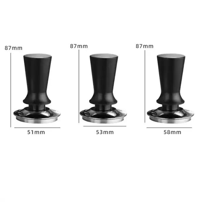 Tampers à café expresso 51mm 53mm 58mm avec ressort calibré en acier inoxydable pour barista