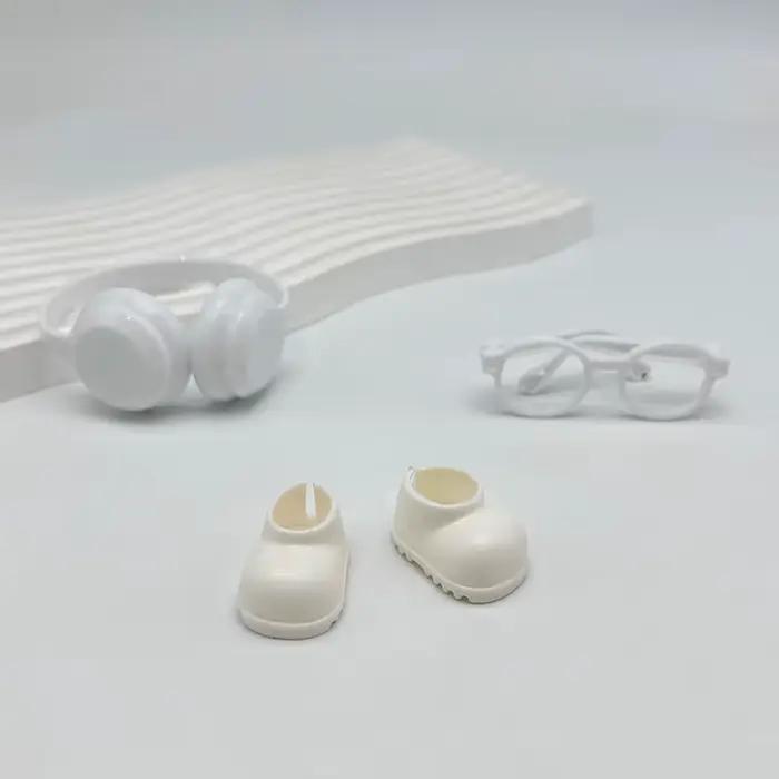 3 pièces/ensemble Mini poupée vêtements accessoires pour 15-17cm poupées comprend lunettes chaussures écouteurs bricolage accessoires jouet pour enfants