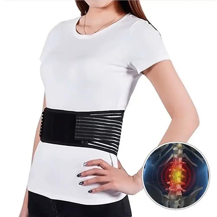 Ceinture de soutien lombaire, ceinture chauffante abdominale, protège-taille élastique respirant pour le sport, ceinture de protection de la taille pour le fitness S003014