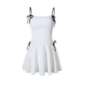 Maillot de bain une pièce camisole haut de gamme de style français pour femmes