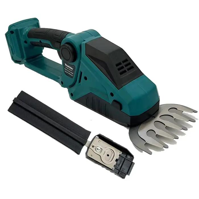 Makita taille-haie sans fil 2 en 1, Mini cisaille à gazon électrique portative, coupe-arbustes pour jardin, batterie 18V