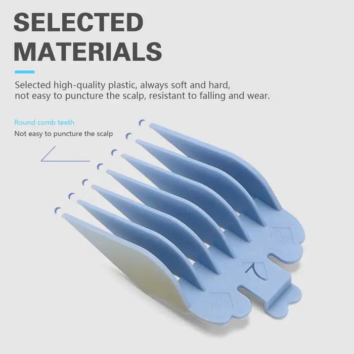 Protections pour tondeuse à cheveux, accessoires de barbier, fixation de tondeuse professionnelle, peignes de limite, ensemble de protections de remplacement, 10 pièces