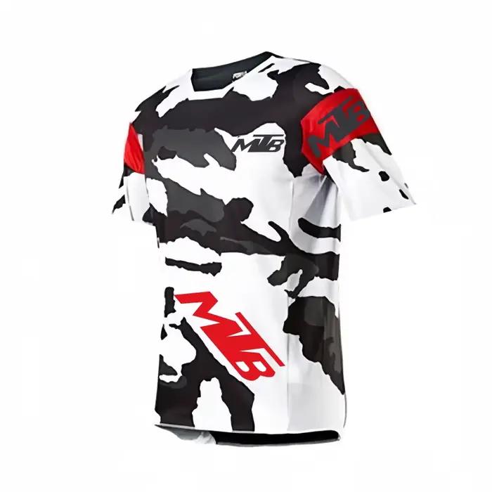 Maillot de moto descente VTT chemises vtt hors route DH maillot de moto Motocross vêtements de Sport vêtements maillot de cyclisme