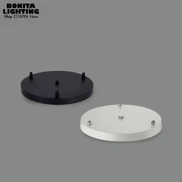 Auvent de suspension, plaque de montage universelle pour lampes suspendues, accessoires d'éclairage multi-tailles et couleurs, trous personnalisables