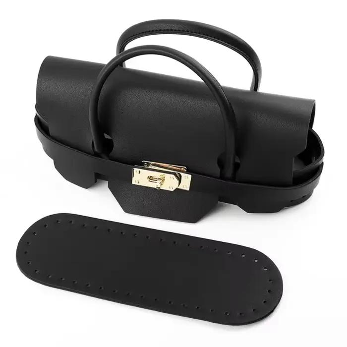 d'accessoires à tricoter artisanaux, créer des sacs uniques faits à main, tricoté en cuir PU, accessoire