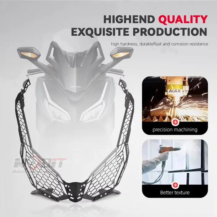 Couvercle de protection de phare de moto, accessoires de moto, grille, nouveau pour Honda Forza 350 Forza350 FORZA125 NSS350 2023 2024 2025