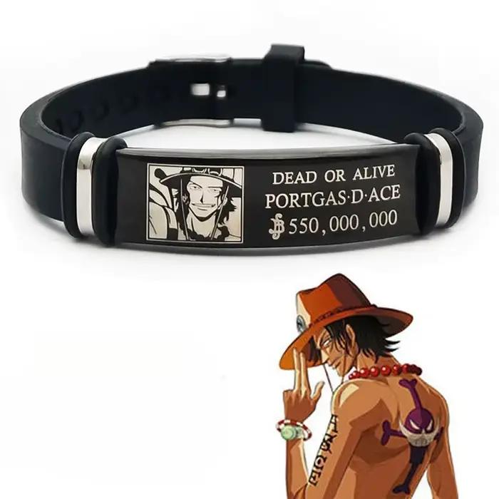 Nouveau Monkey One Piece · D. Luffy Roronoa Zoro Tony Tony Chopper film périphérique dessin animé Bracelet garçons mode beau Bracelet