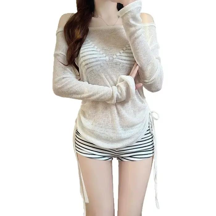 Maillot de bain femme trois pièces à manches longues