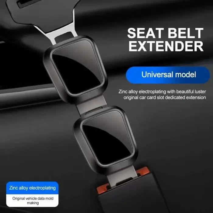 Extension de ceinture de sécurité de siège de voiture, extension de sangle d'épaule, bouton adapté aux accessoires intérieurs des voitures Tesla, Porsche, Mercedes Benz